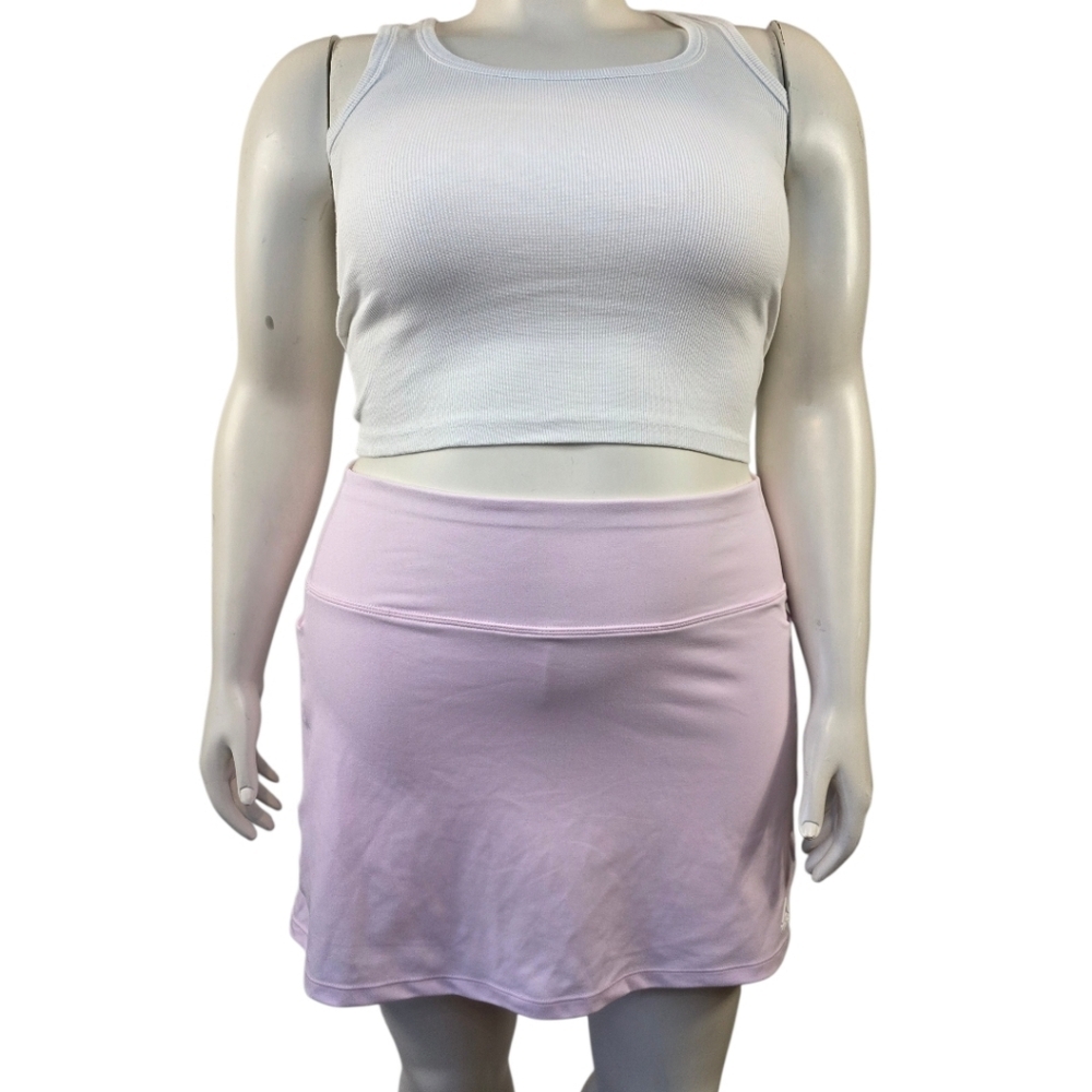 Reebok Ace Pink High Waist Skort XXL NWOT Tennis Golf Pocket